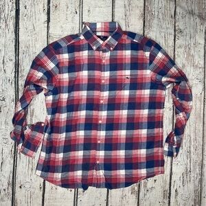 Vineyard Vines Classic Fit Tucker Shirt Plaid Button Down Long Sleeve Mens